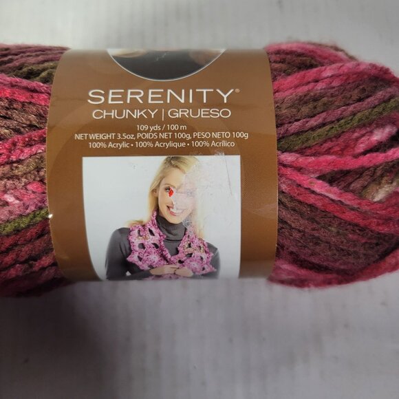 3 Skeins Premier Yarns Discontinued Deborah Norville Collection Serenity Chunky - Picture 3 of 5